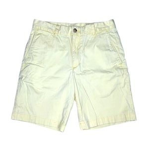 Men's 30 Vineyard Vines yellow stretch breaker chino shorts